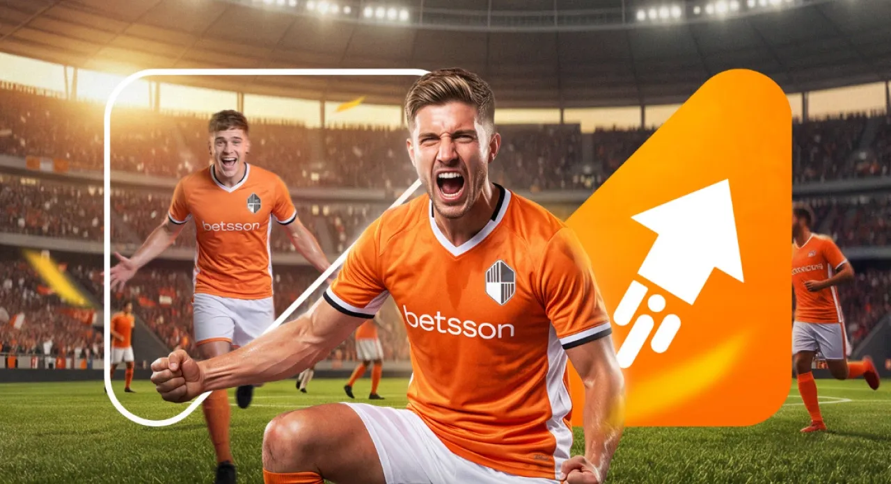 Banner promocional titulado La cuota Betsson con elementos gráficos deportivos.