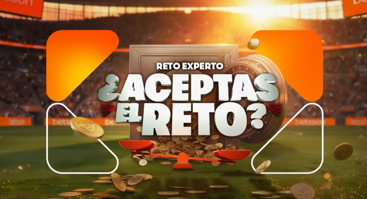 Banner de Betsson Perú del Reto Experto con un pozo anunciado de cinco millones de soles.