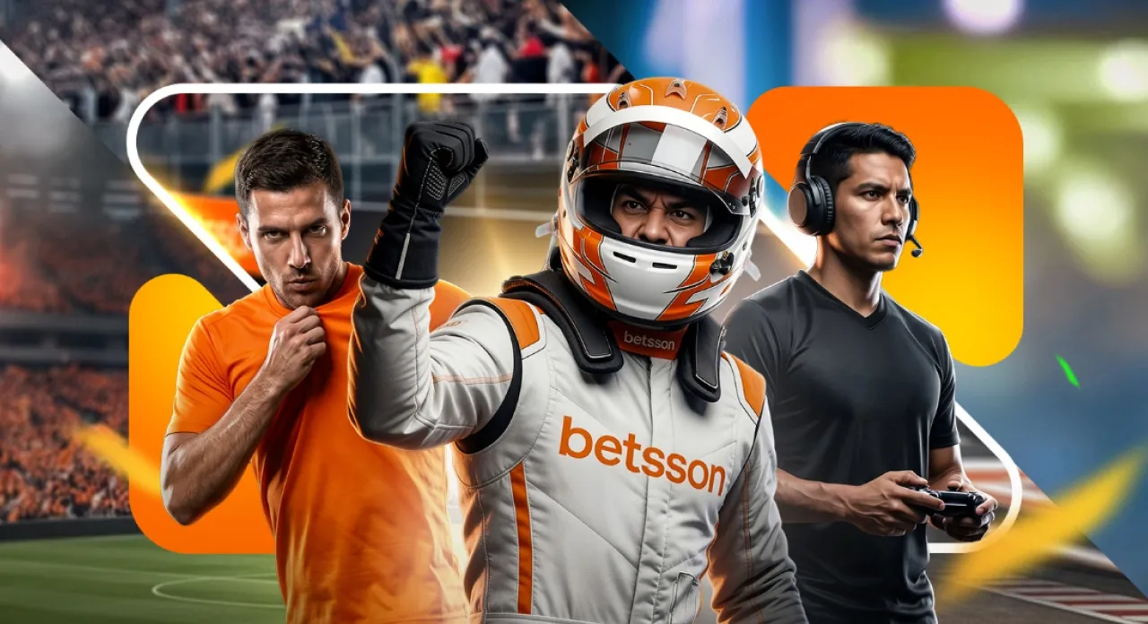 Banner de sorteos semanales de Betsson Perú sobre fondo oscuro con premios.